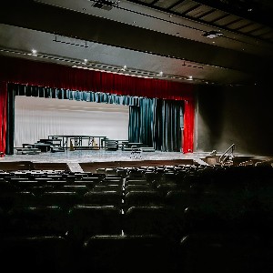 The LHS auditorium / stage.